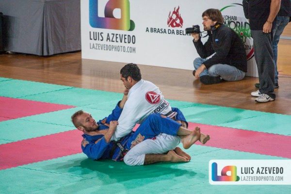 Casey Jones competing in a Brazilian Jiu Jitsu match
